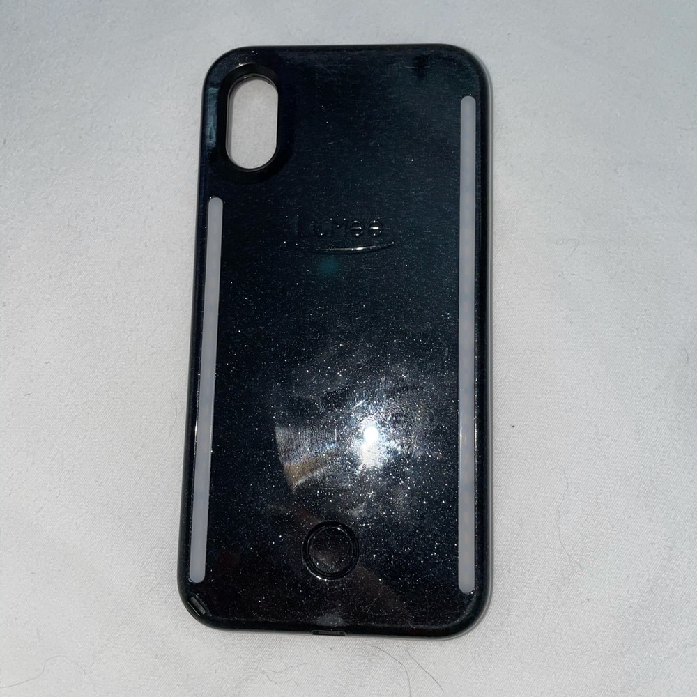 LuMee Case Black Glitter